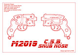 M2019CSB SNUB NOSE ノーランド・コリンズ氏のデザインスケッチ